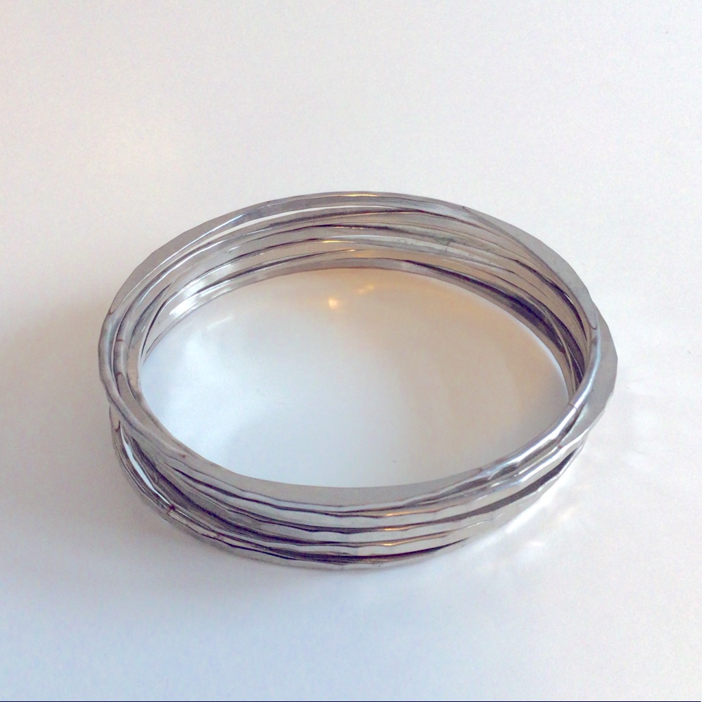 Stackable Silver Bangles
